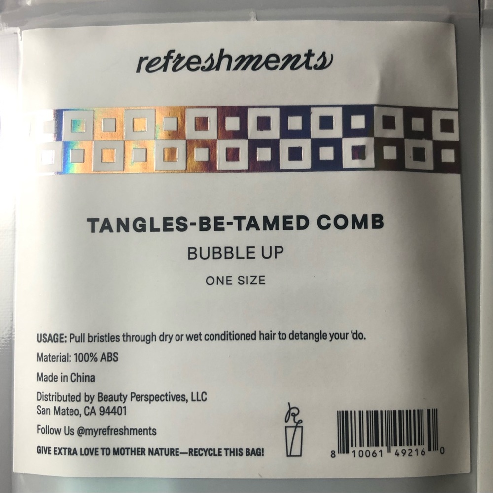 Refreshments Tangles-Be-Tamed One Size Various Colors Options New - Picture 7 of 8